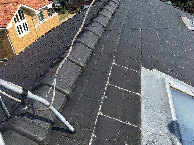 平板瓦の現地調査